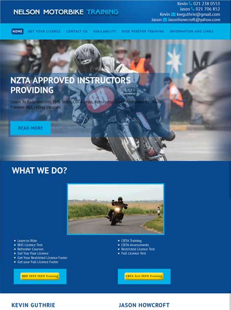 Nelson Motorbike Training